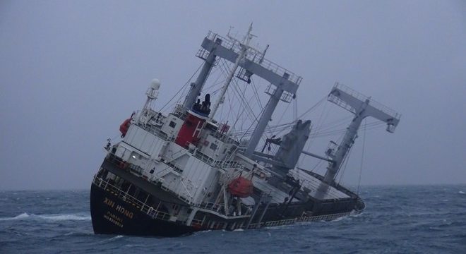 Tàu XIN HONG bị tai nạn chìm