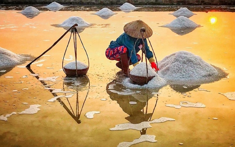 Ruộng muối Sa Huỳnh