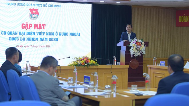 Anh Nguyễn Tuấn Anh phát biểu tại buổi làm việc