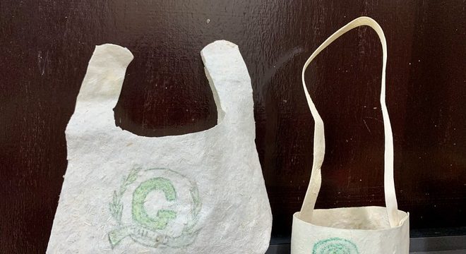 Những chiếc túi xinh đẹp được làm từ cỏ voi